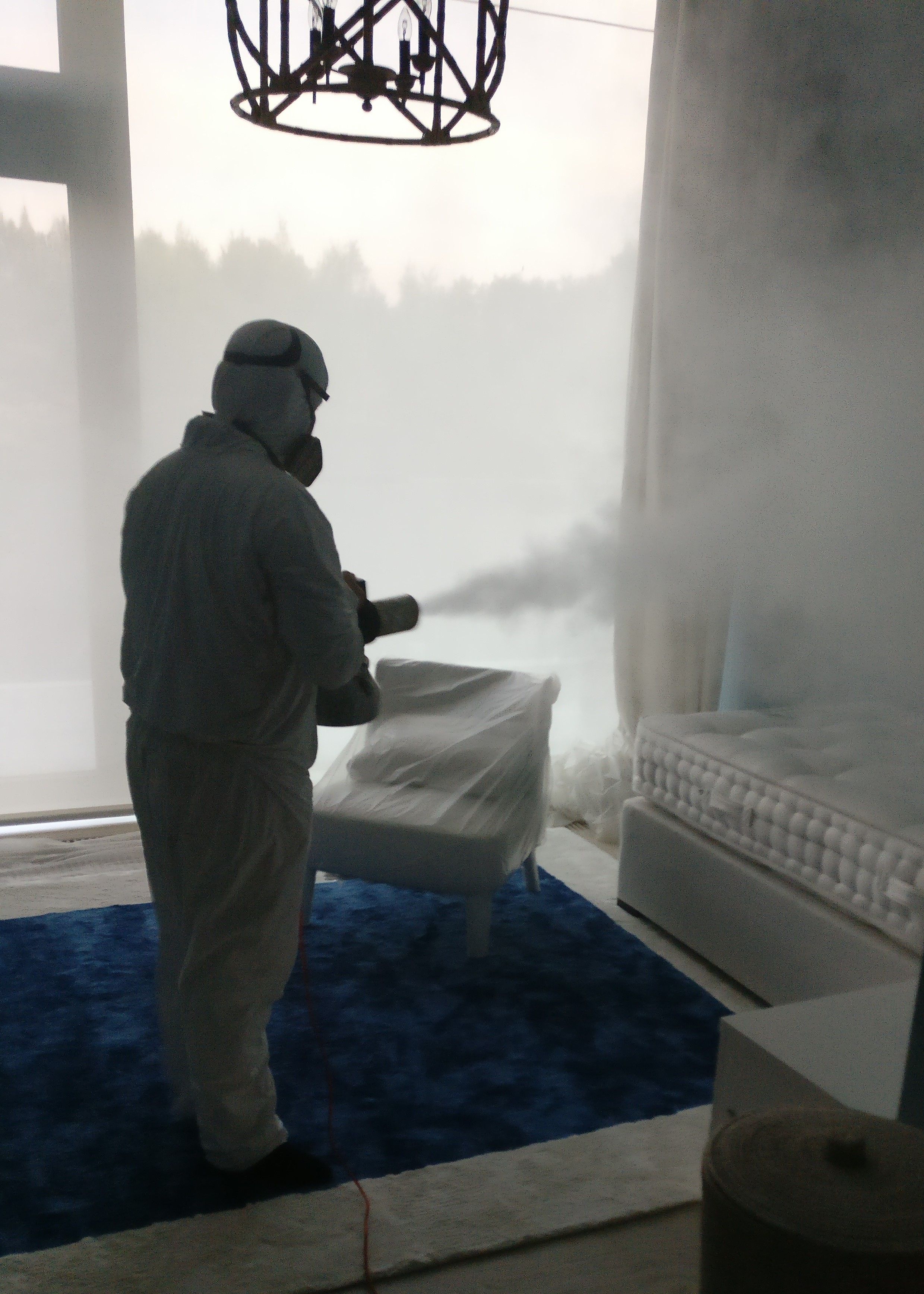 Сухой туман от запахов. Обработка сухим туманом в Казани.