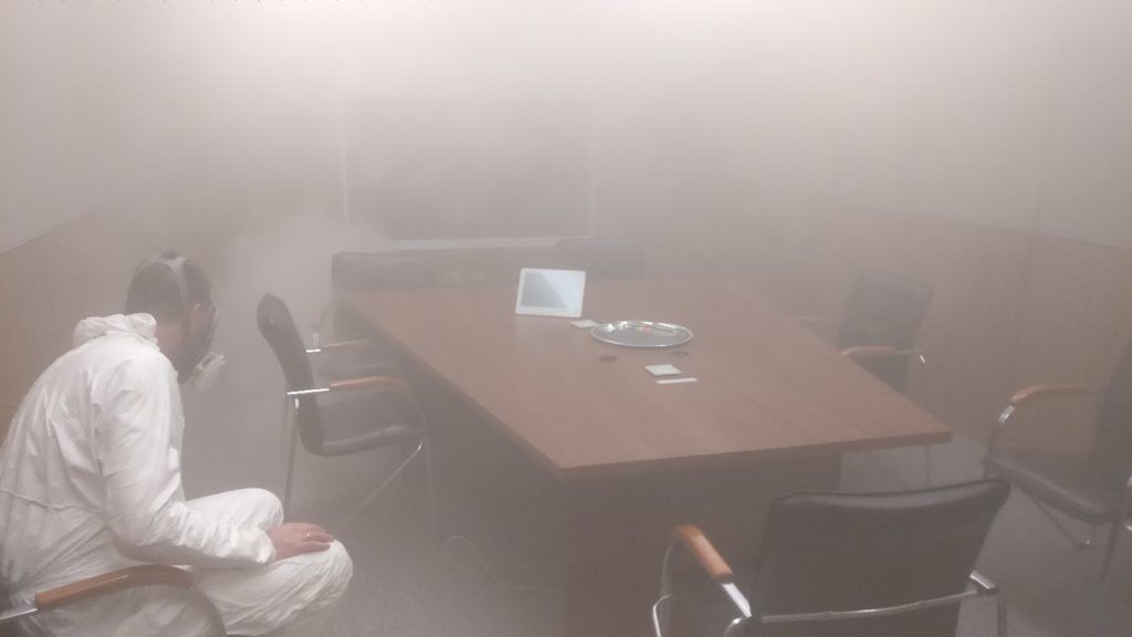Сухой туман от запахов. Обработка сухим туманов в Казани. Цены